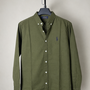 Solid Colour Shirt Olive